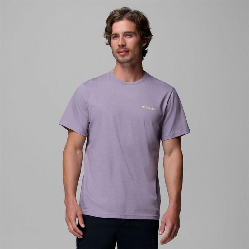 Men's Purple Columbia CSC™ Logo Back T-Shirt from O'Neills.