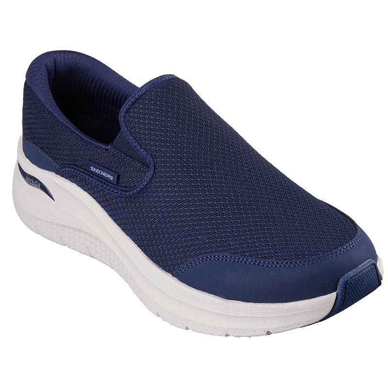 Navy Skechers Men's Arch Fit 2.0 Vallo Trainers from O'Neills