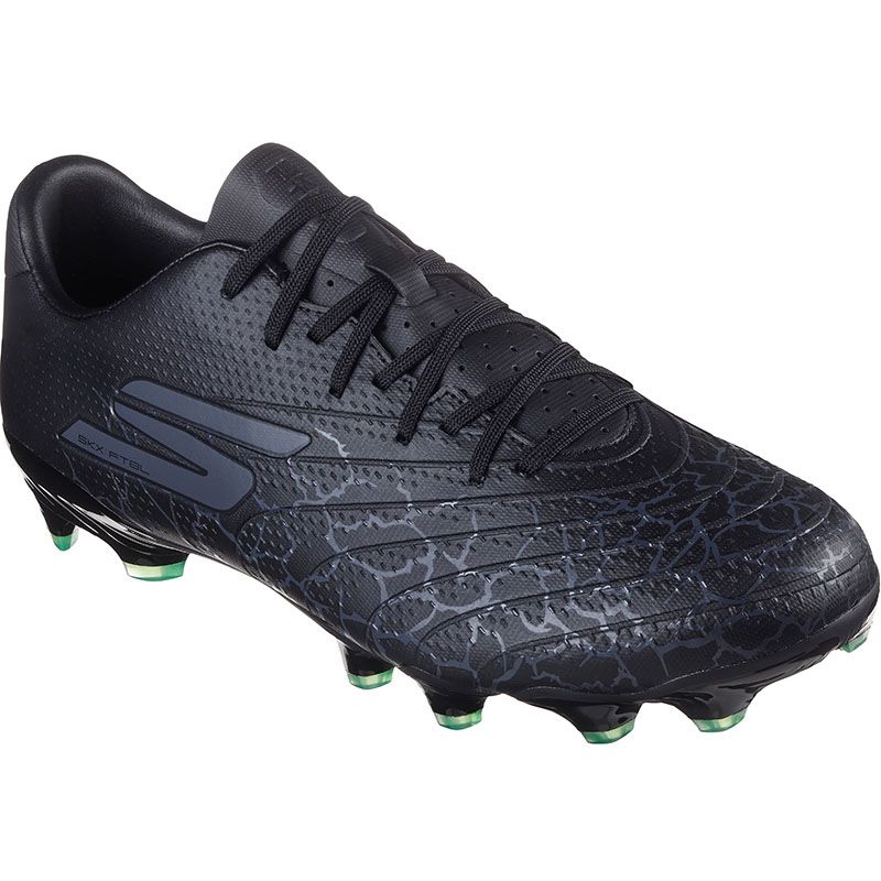Black Skechers Men's SKX_01 Gold FG Football Boots from O'Neills.