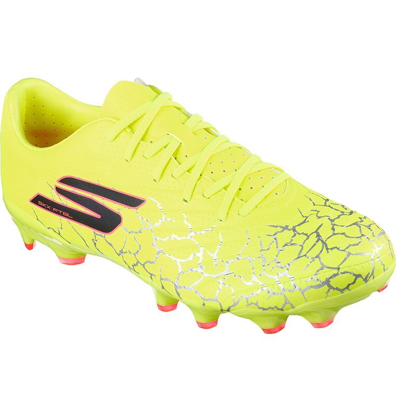 Yellow Skechers Men's SKX_01 Gold FG Football Boots from O'Neills.