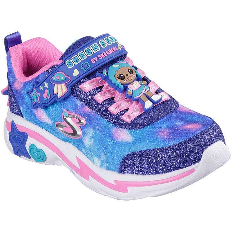 Navy Skechers Kids' Snuggle Sneaks - Skech Squad Junior Trainers from O'Neills.