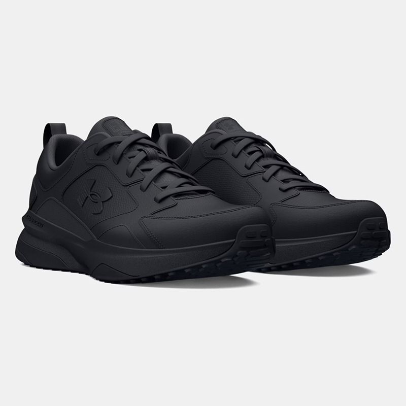Men's Black Under Armour Trainers with Laces from O'Neills.