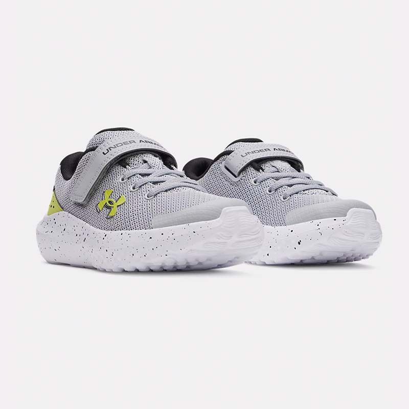 Kids' Grey Under Armour Junior UA Surge 4 AC Junior Running Shoes from O'Neills.