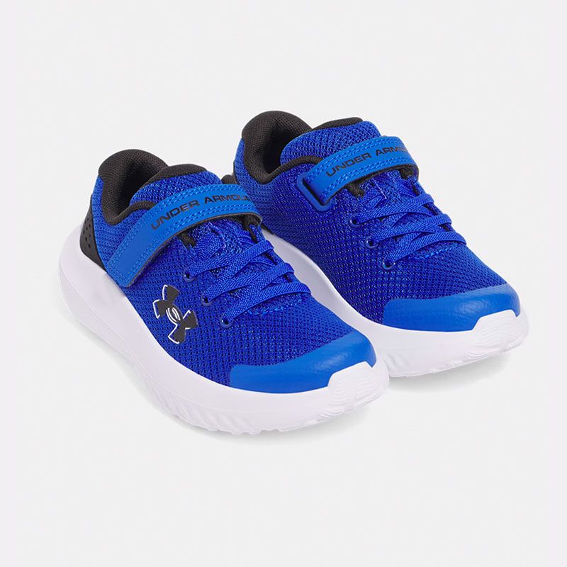 Blue Under Armour Kids' Surge 4 Junior Running Shoes from O'Neills.