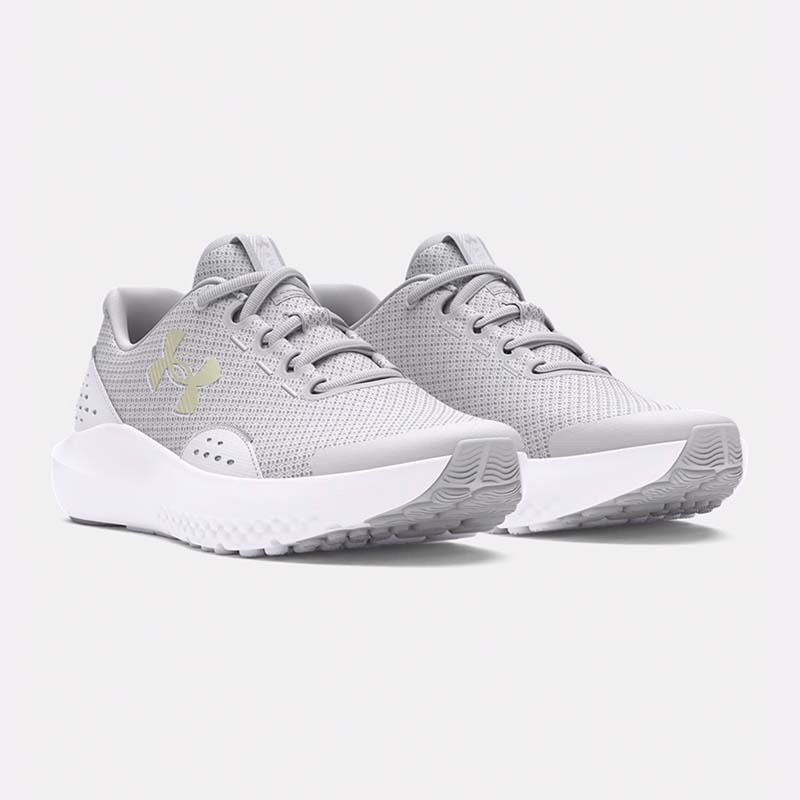 Kids' Grey Under Armour Youth UA Surge 4 Running Shoes from O'Neills.