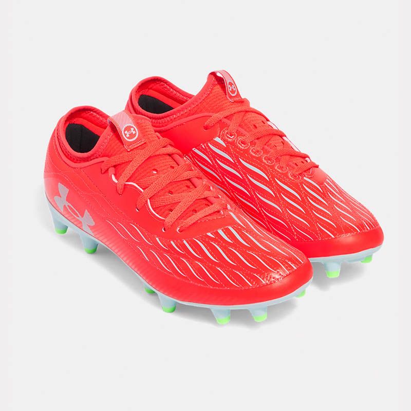 Red Under Armour Kids' UA Magnetico Select 4 FG Football Boots from O'Neills.
