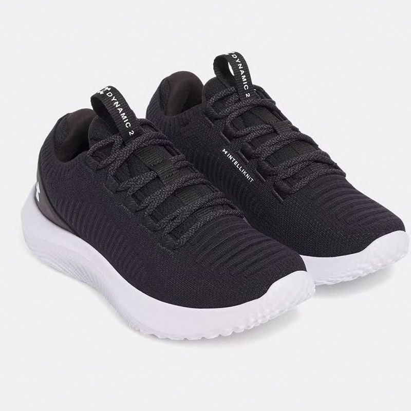 Black Under Armour Women's Dynamic 2 Trainers From O'Neills.