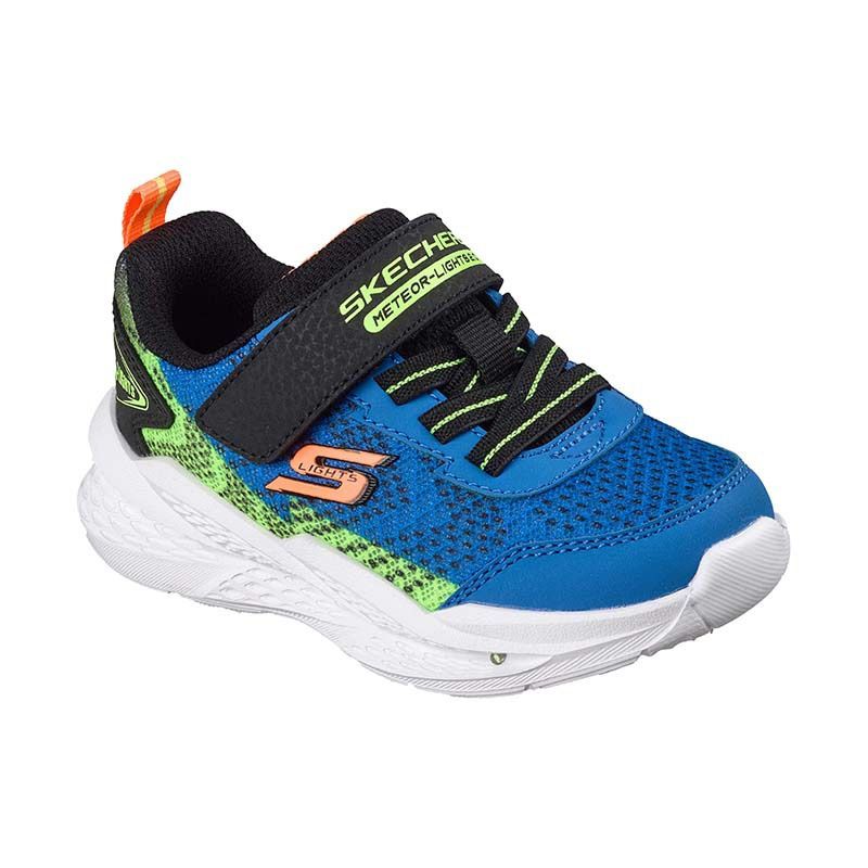 Kids' Skechers Infant Meteor-Lights 2.0 Blue / Black by O'Neills