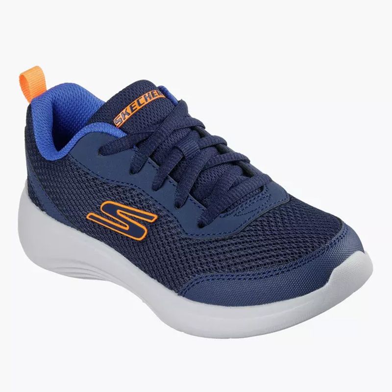 Navy orange and blue Skechers Kids' Youth Selectors - Sky-Flex Youth Trainers from O'Neills