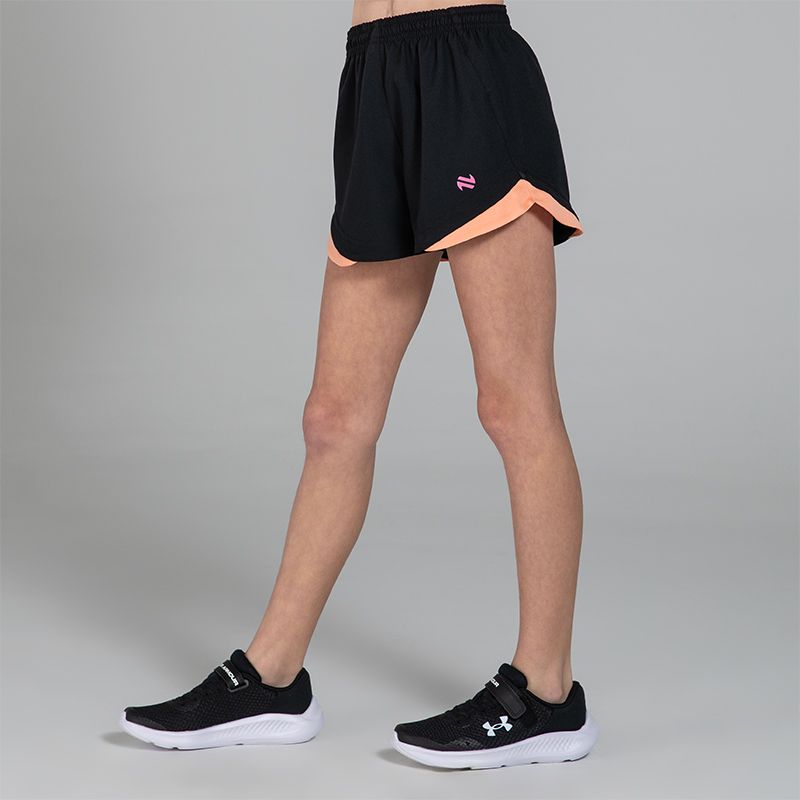 Kids' black Skylar shorts available from O'Neills.