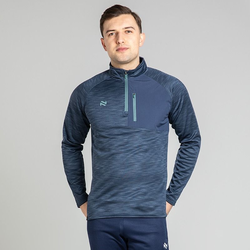 Marine men’s Austin half zip fleece with zipped chest pocket by O’Neills.