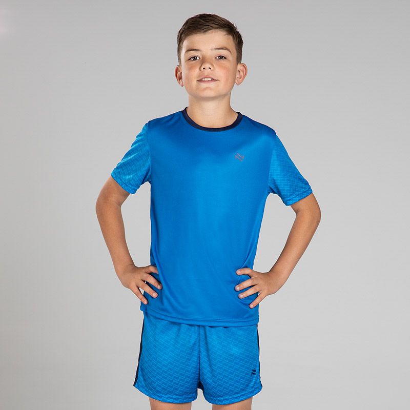 Blue Kids’ Brooklyn T-Shirt with short sleeves by O’Neills.