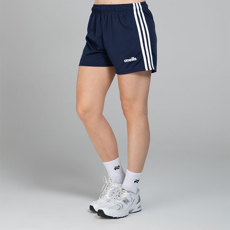Marine and White Mourne shorts with 3 stripes and modern design by O'Neills