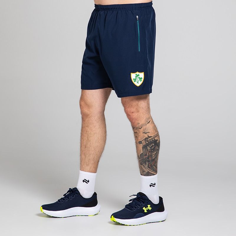 Marine O’Neills Men’s Keel Shorts with Woven Shamrock Crest
