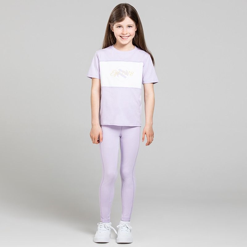 Purple O’Neills Kids’ Sofia Matching Outfit – T-Shirt & Leggings