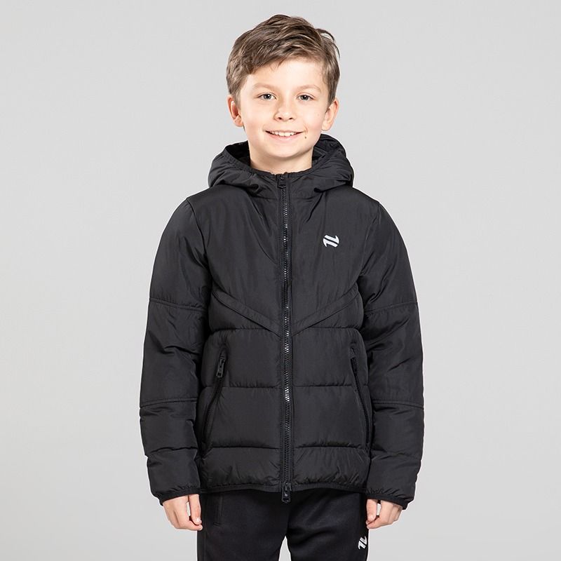 O’Neills Kids’ Olympus Hooded Padded Jacket in Black– A lightweight padded winter jacket