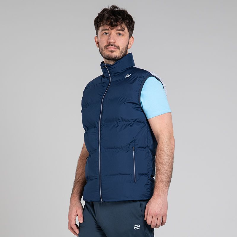 Navy Men’s Dynamo Padded Gilet by O’Neills. 