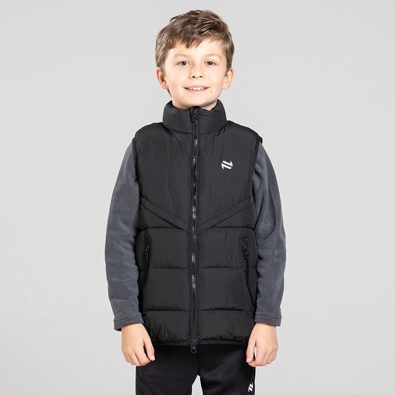 O’Neills Kids’ Olympus Padded Gilet in Black–A lightweight insulated winter gilet.