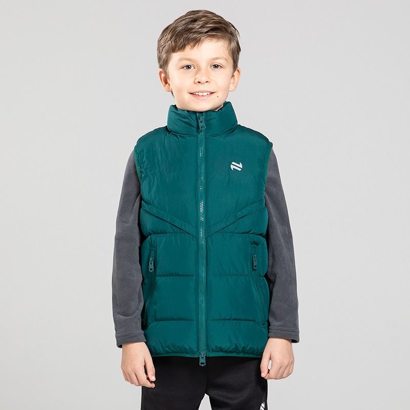 O’Neills Kids’ Olympus Padded Gilet in Green –A lightweight insulated winter gilet.
