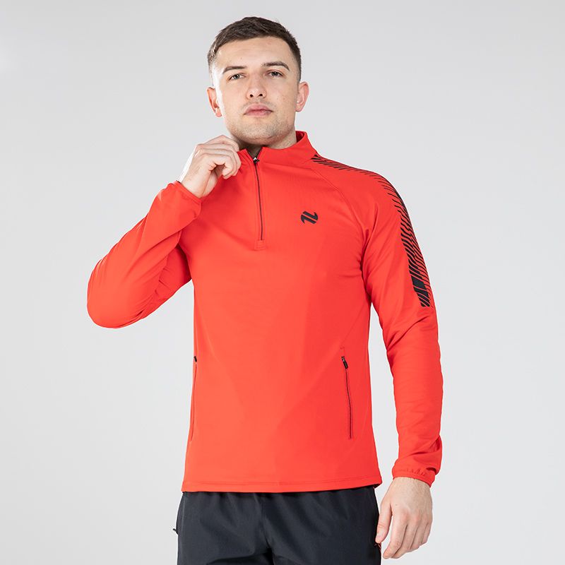 Red / Black O'Neills Men's Ignite Brushed Half Zip Top from O'Neill's.