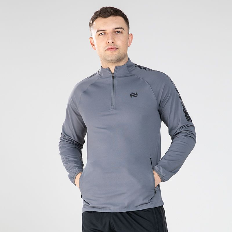 Grey O'Neills Men's Ignite Brushed Half Zip Top from O'Neill's.
