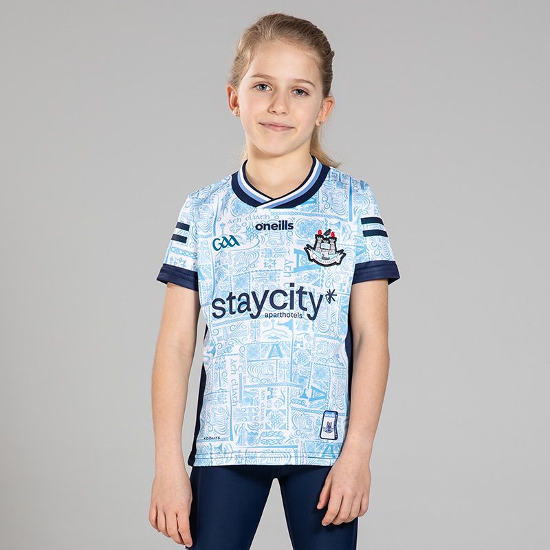 Sky O'Neills Dublin GAA Kids' Alternative Jersey 2025 from O'Neills.