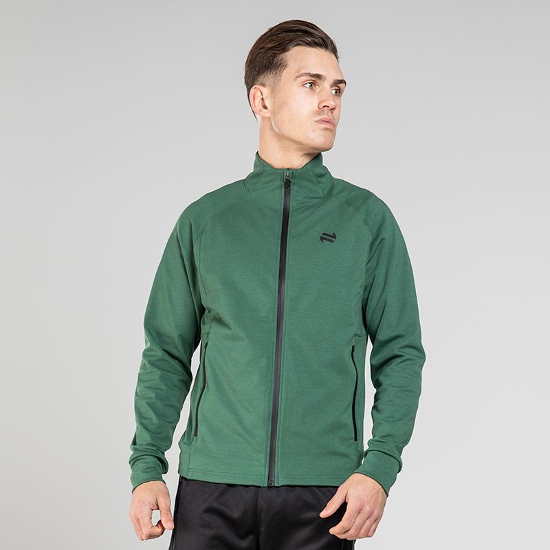 Green Men’s Quantum Full Zip Top with zip pockets by O’Neills.