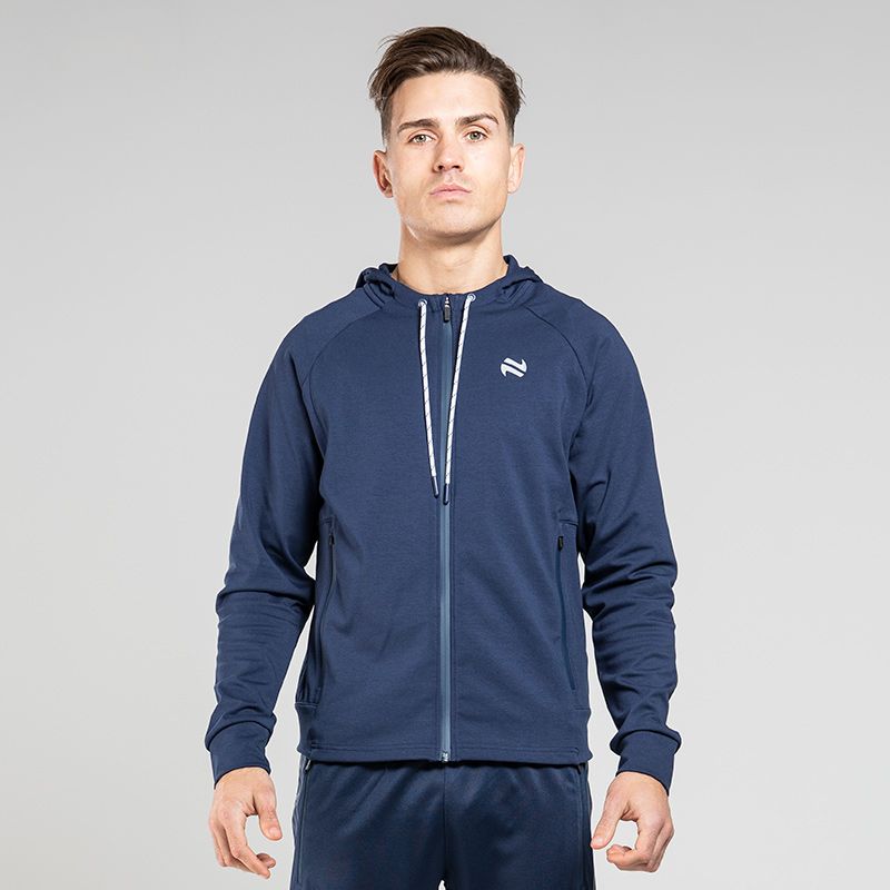 Marine Men’s Quantum Full Zip Hoodie with zip pockets by O’Neills.