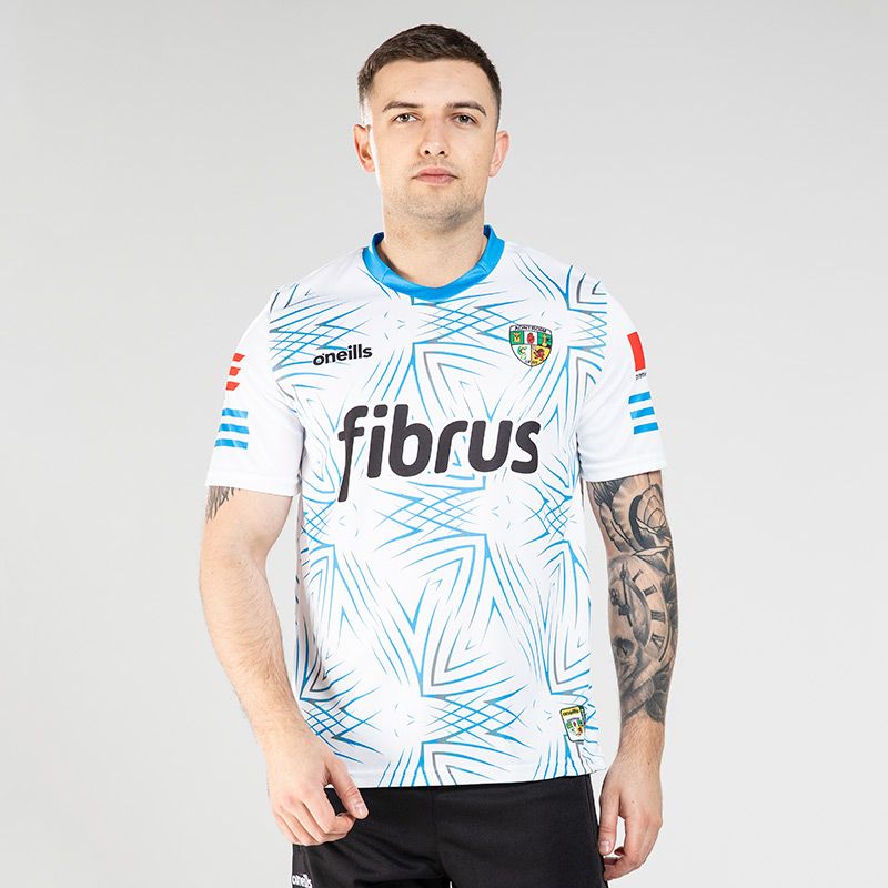 White Antrim GAA Short Sleeve Training Top from ONeills.