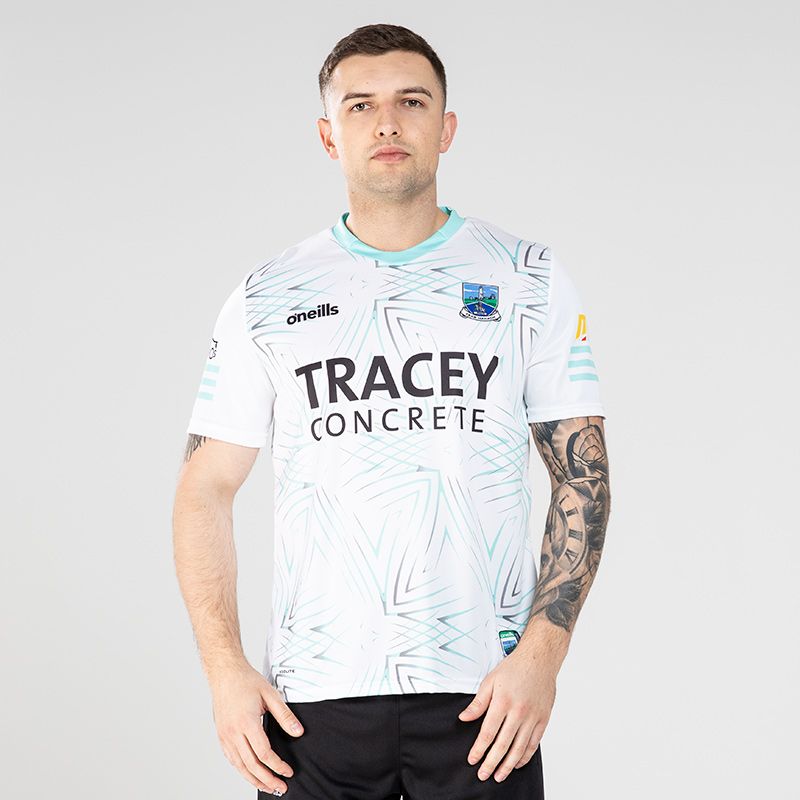 White Fermanagh GAA Short Sleeve Training Top from ONeills.