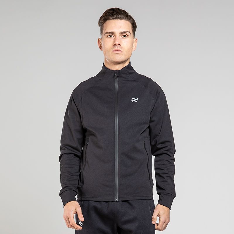 Black Men’s Quantum Full Zip Top with zip pockets by O’Neills.