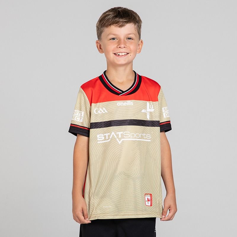 O’Neills Gold Louth GAA Kids' Alternative Goalkeeper Jersey 2025 by O’Neills.