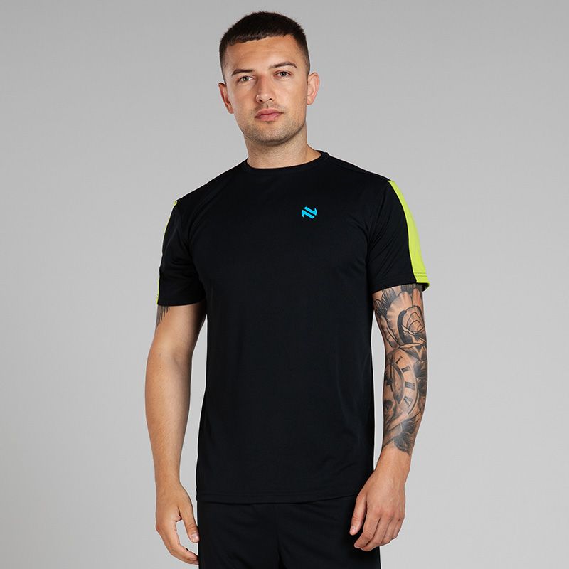 Black Men’s Venom T-Shirt with short sleeves by O’Neills