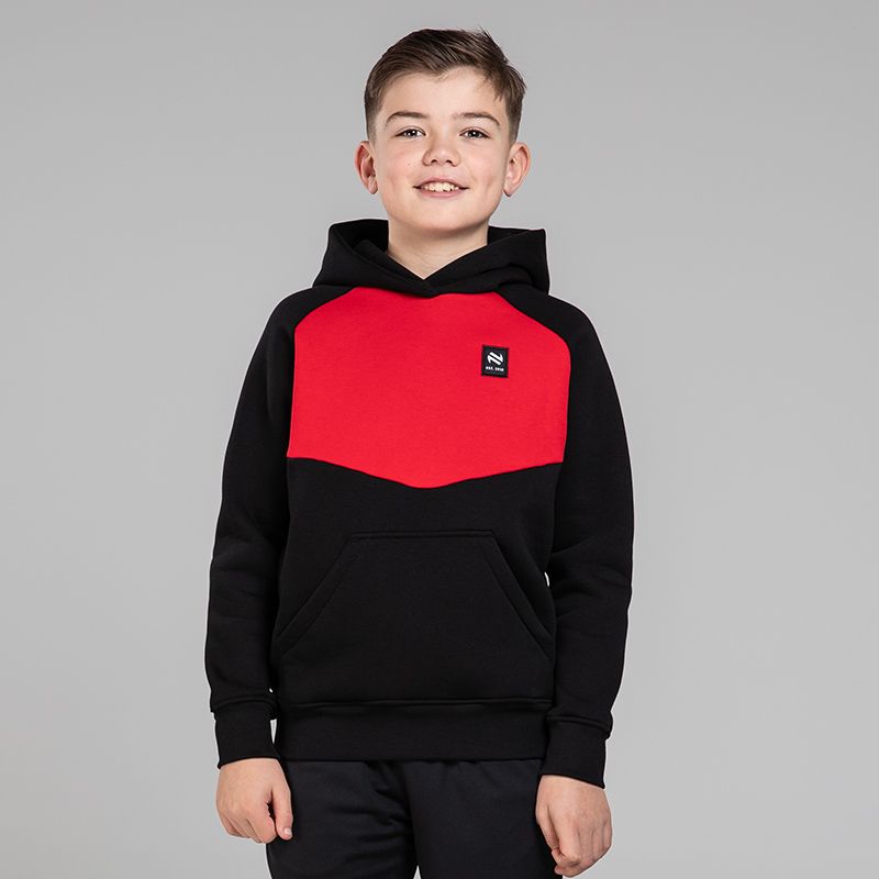 Black Kids’ Rhythm Fleece Pullover Hoodie from O’Neills.  