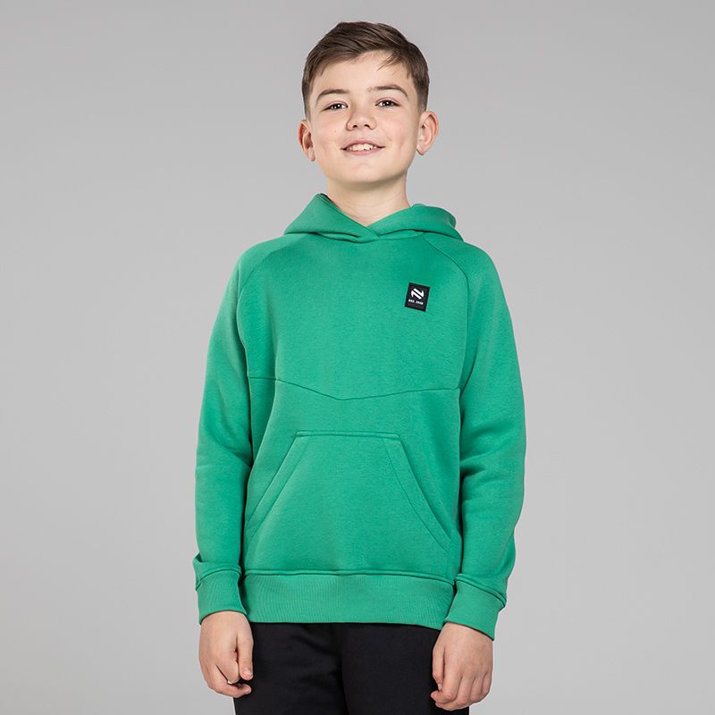 Green Kids’ Rhythm Fleece Pullover Hoodie from O’Neills.  