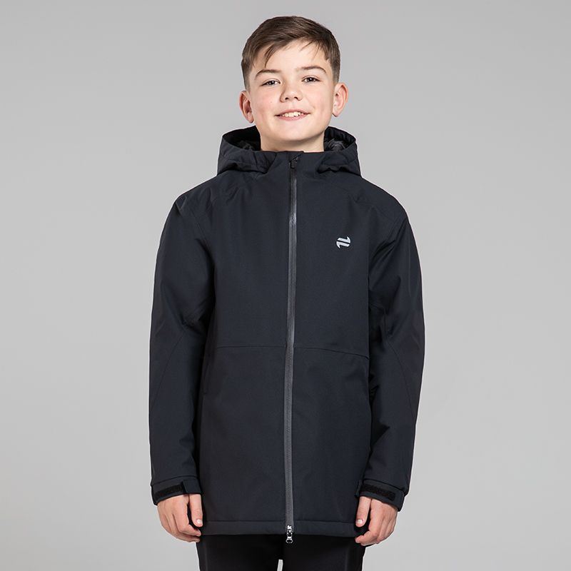 Black Kids' Catalyst Technical Waterproof Jacket from O'Neills 