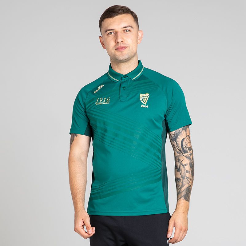 Men's 1916 Discovery Polo Shirt Green from O’Neills