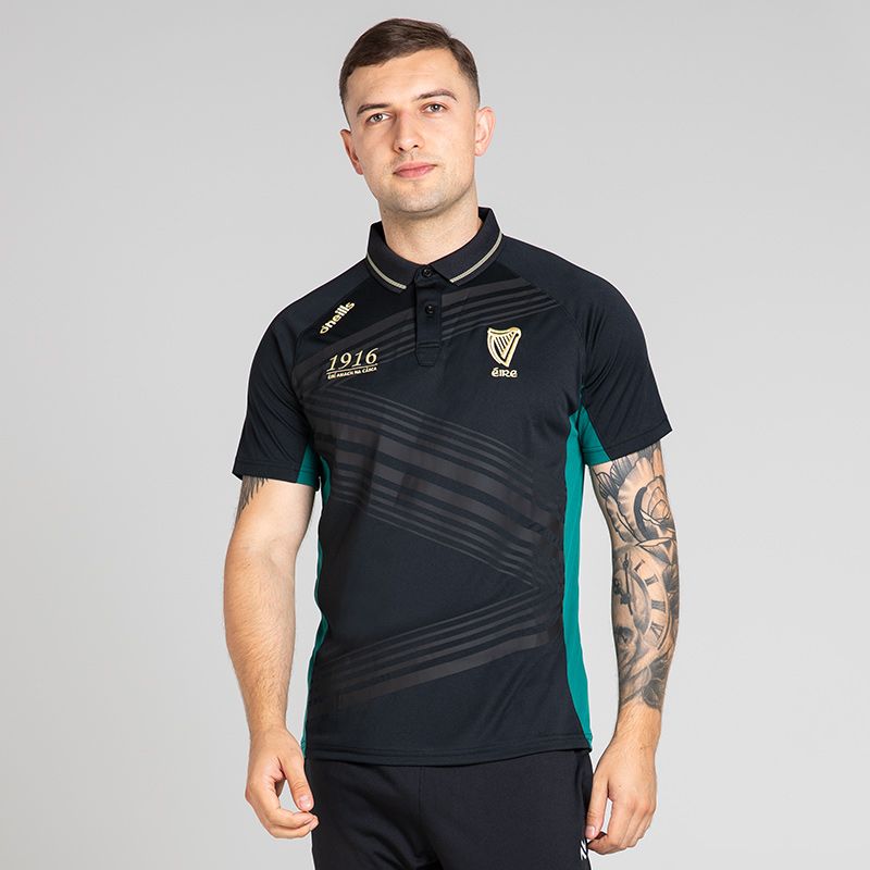 Men's 1916 Discovery Polo Shirt Black from O’Neills