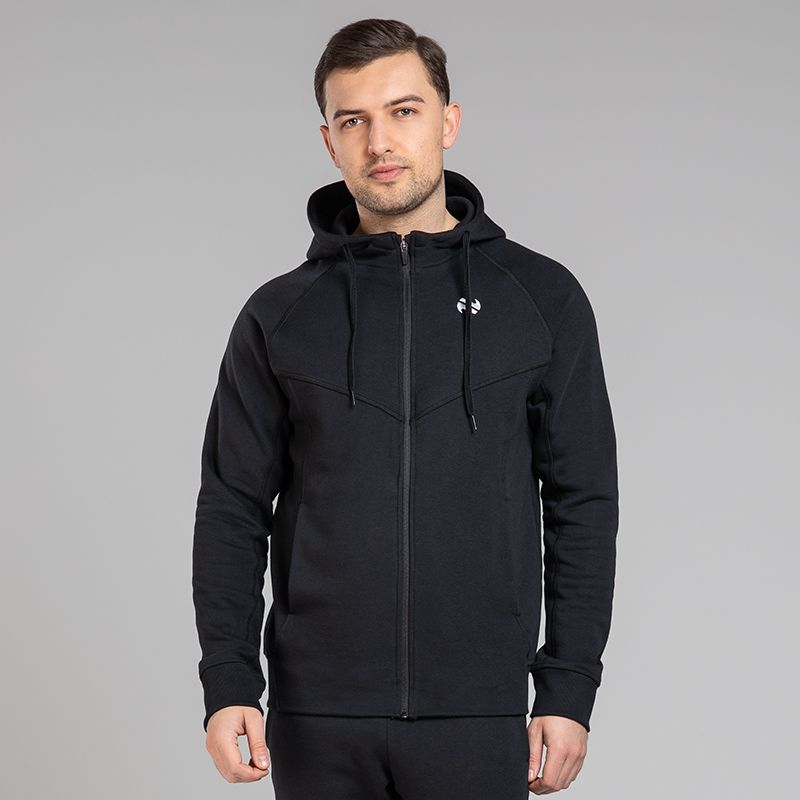 Black Men’s Inferno Fleece Full Zip Hoodie by O’Neills.