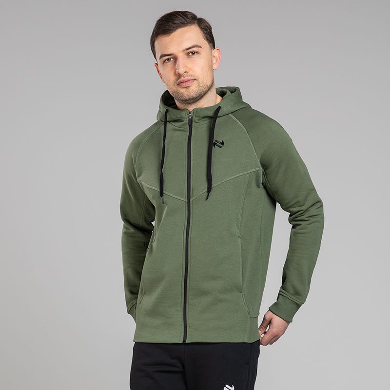 Green Men’s Inferno Fleece Full Zip Hoodie by O’Neills.