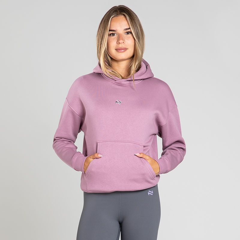Pink Women’s Recharge Oversized Hooded Sweatshirt by O’Neills. 