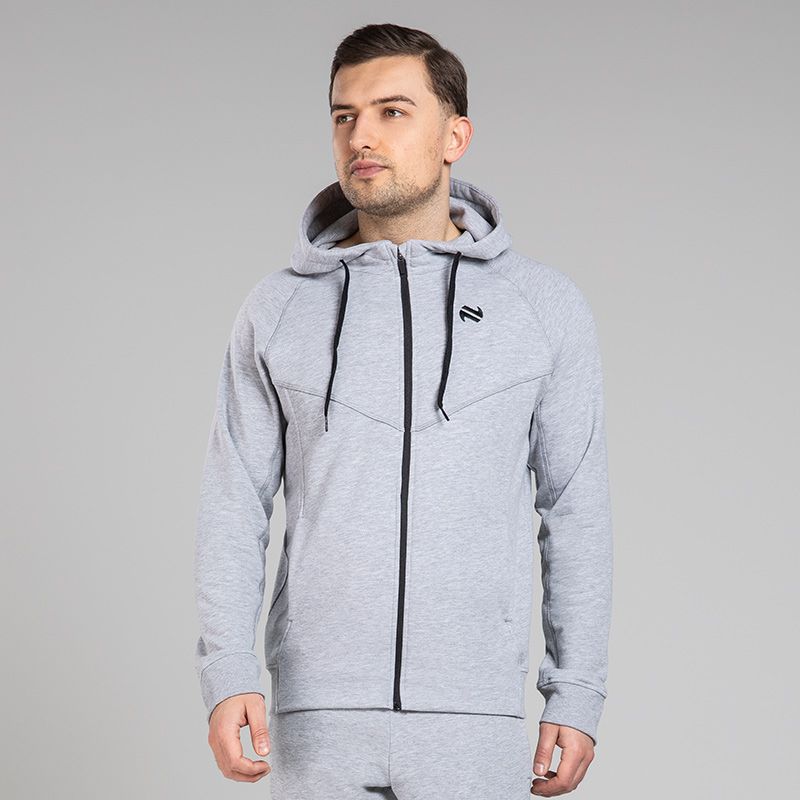 Grey Men’s Inferno Fleece Full Zip Hoodie by O’Neills.