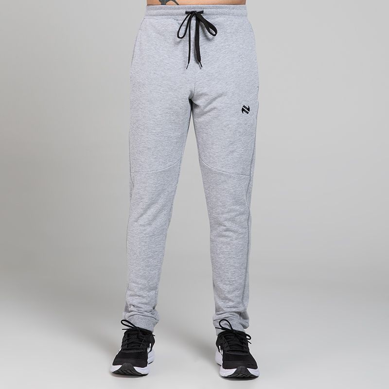 Grey Men’s Inferno Fleece Tracksuit Bottoms with cuffed bottoms and two pockets by O’Neills.