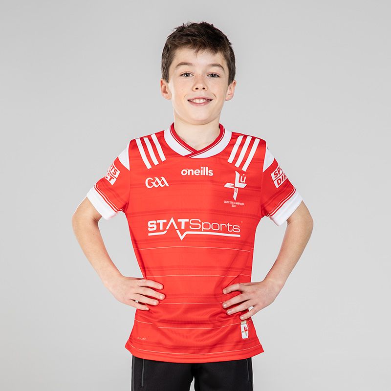 Red Louth GAA Kids' Leinster Senior Football Champions Jersey 2025 by O'Neills 