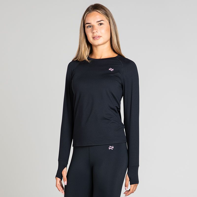 Women's Luxe Long Sleeve Top Black from O’Neills