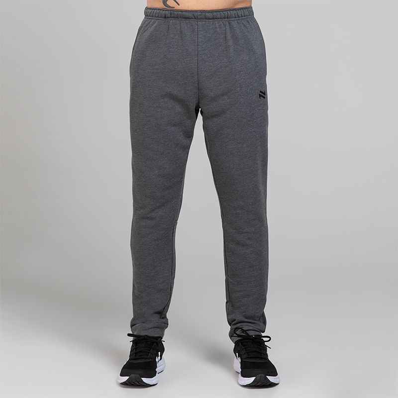 Grey O'Neills Men's Sabre Fleece Tracksuit Bottoms crafted from super soft loopback cotton & designed with a tapered leg.