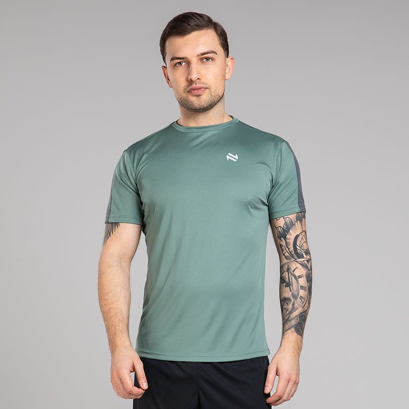 Green/ Grey Men's Venom T-Shirt with short sleeves by O’Neills