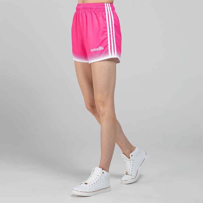 Pink and Marine Nelson GAA shorts by O'Neills