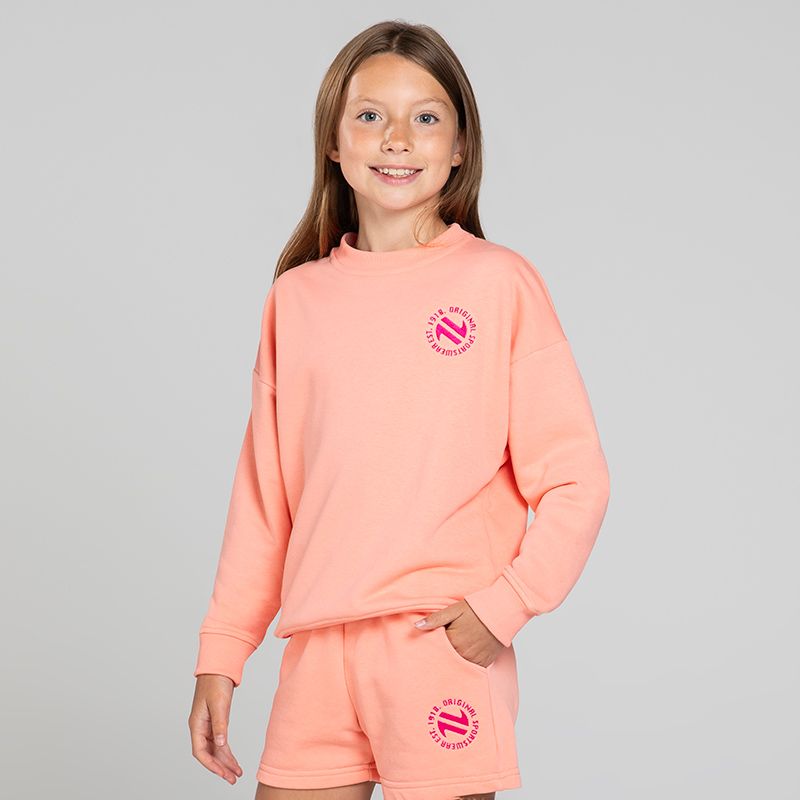 Kids’ Willow Sweatshirt Peach from O’Neills 