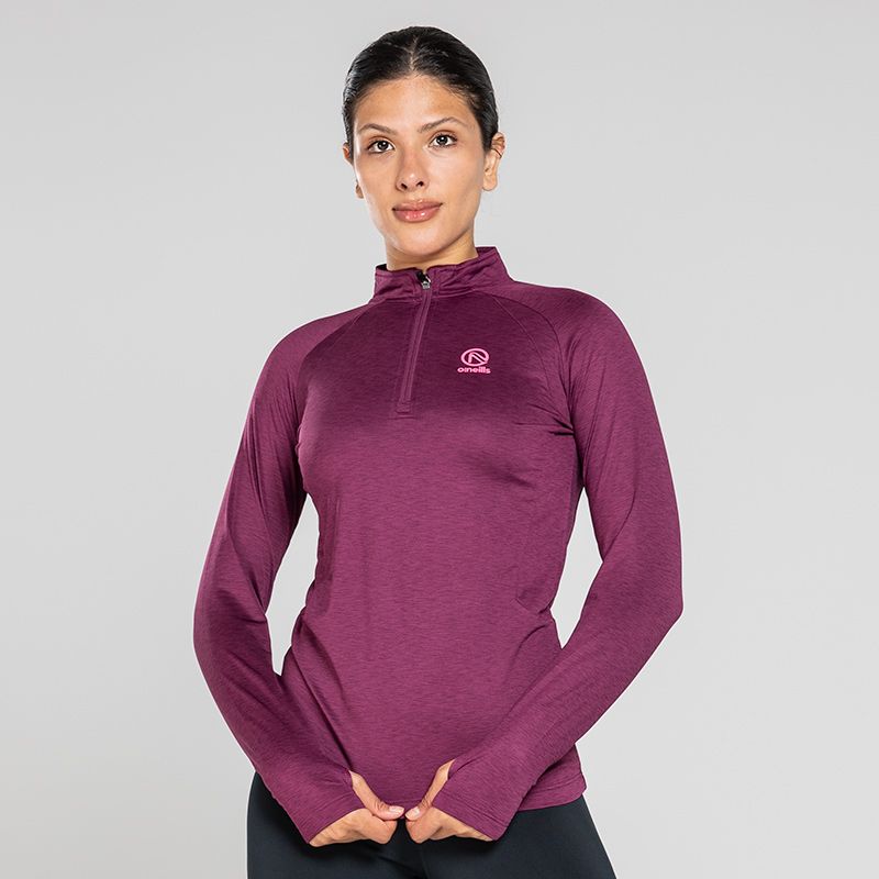Purple/Pink Women's Brushed Half Zip with O'Neills logo by O'Neills.